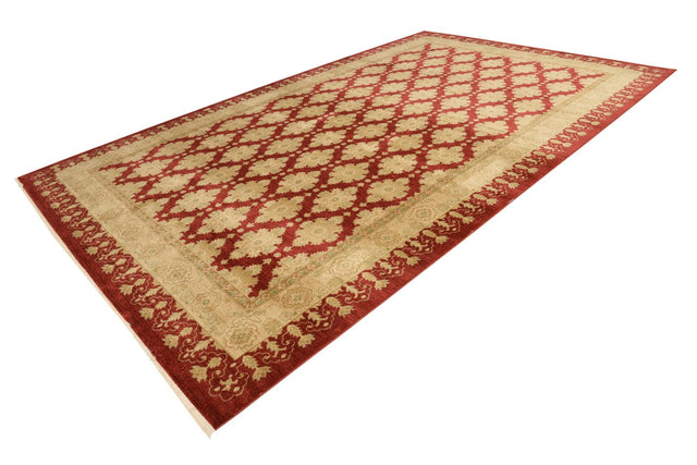 Red 10' 6 x 16' 5 Edinburgh Rectangle Area Rug 100% Polypropylene Easy Clean With Cotton Backing Traditional Classic Design Carpet for Living, Dining Room, Office for Sale at Rug Engine