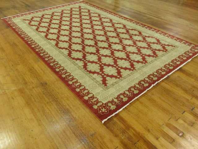 Red 10' 6 x 16' 5 Edinburgh Rectangle Area Rug 100% Polypropylene Easy Clean With Cotton Backing Traditional Classic Design Carpet for Living, Dining Room, Office for Sale at Rug Engine