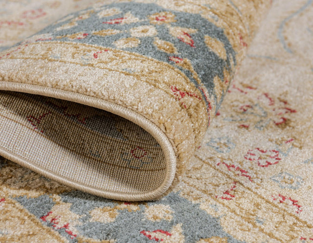 Champagne 10' 6 x 16' 5 Edinburgh Rectangle Area Rug 100% Polypropylene Easy Clean With Cotton Backing Traditional Classic Design Carpet for Living, Dining Room, Office for Sale at Rug Engine