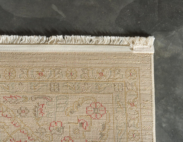 Cream 3' 3 x 5' 3 Edinburgh Rectangle Area Rug 100% Polypropylene Easy Clean With Cotton Backing Traditional Classic Design Carpet for Living, Dining Room, Office for Sale at Rug Engine