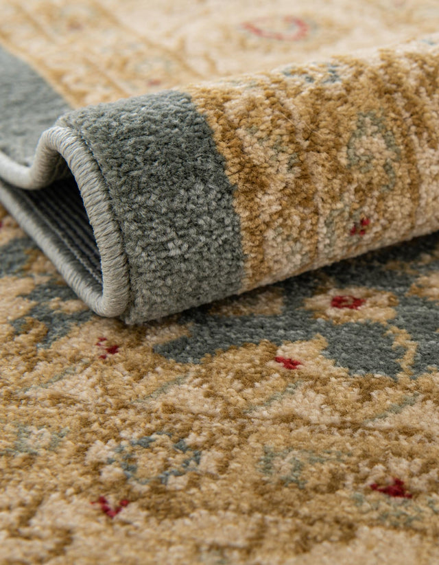 Blue 8' x 8' Edinburgh Round Area Rug 100% Polypropylene Easy Clean With Cotton Backing Traditional Classic Design Carpet for Living, Dining Room, Office for Sale at Rug Engine