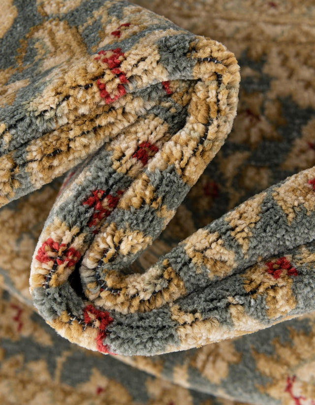 Blue 5' 1 x 8' Edinburgh Rectangle Area Rug 100% Polypropylene Easy Clean With Cotton Backing Traditional Classic Design Carpet for Living, Dining Room, Office for Sale at Rug Engine