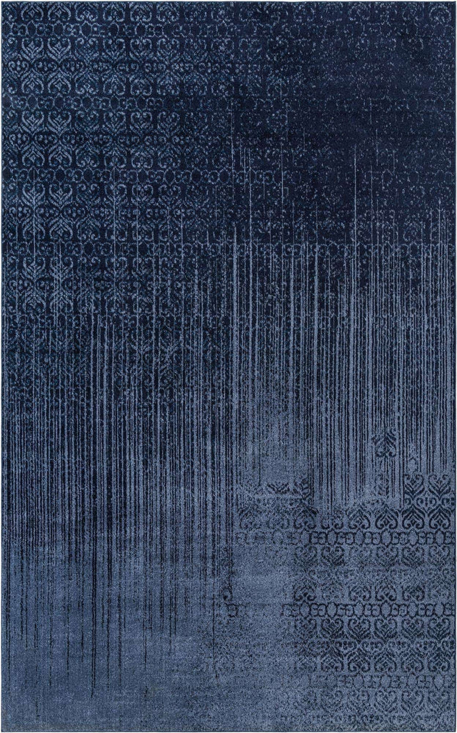 Blue 10' 6 x 16' 5 Del Mar Rectangle Area Rug 100% Polypropylene Easy Clean Stain Resistant Vivid Modern Carpet Mat for Home Decor Interior Designing for Sale at Rug Engine