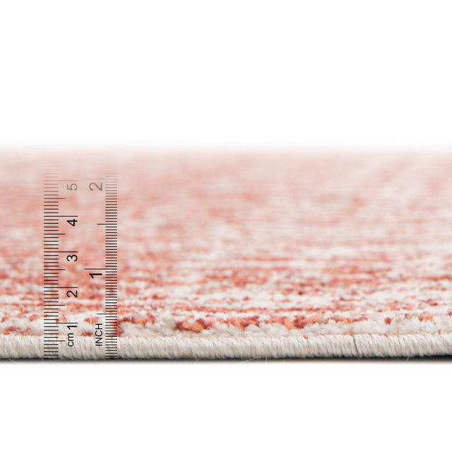 Red 6' 1 x 9' Del Mar Rectangle Area Rug 100% Polypropylene Easy Clean Stain Resistant Vivid Modern Carpet Mat for Home Decor Interior Designing for Sale at Rug Engine