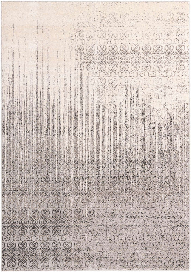 Gray 7' 1 x 10' Del Mar Rectangle Area Rug 100% Polypropylene Easy Clean Stain Resistant Vivid Modern Carpet Mat for Home Decor Interior Designing for Sale at Rug Engine