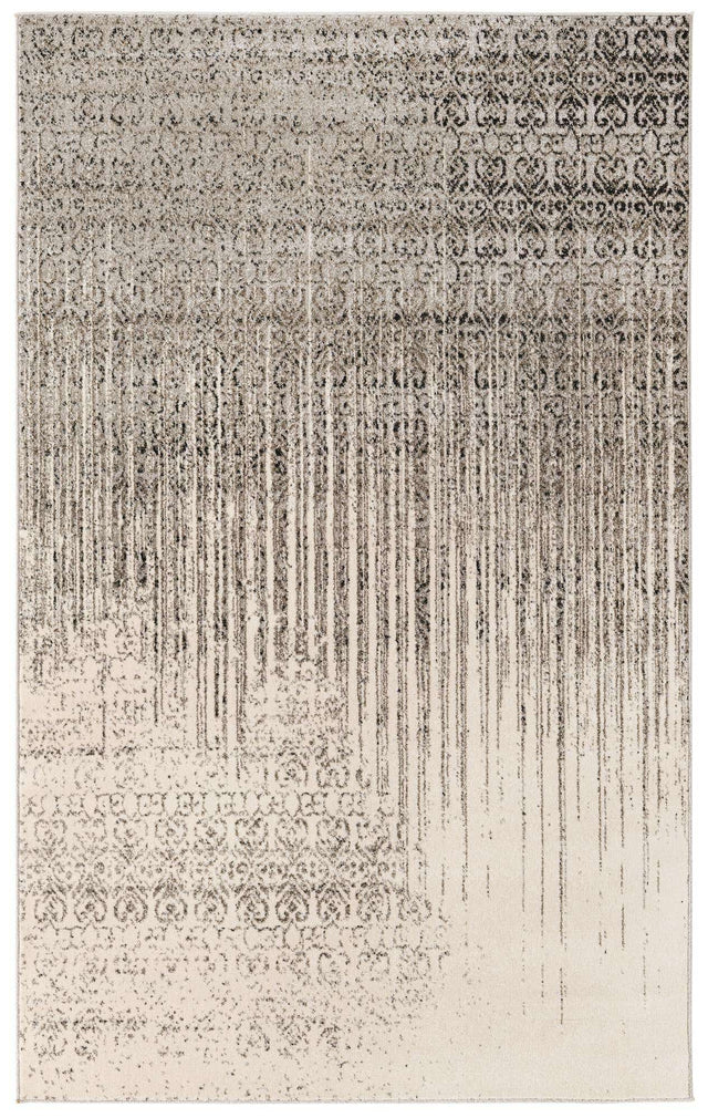Gray 5' 3 x 8' Del Mar Rectangle Area Rug 100% Polypropylene Easy Clean Stain Resistant Vivid Modern Carpet Mat for Home Decor Interior Designing for Sale at Rug Engine