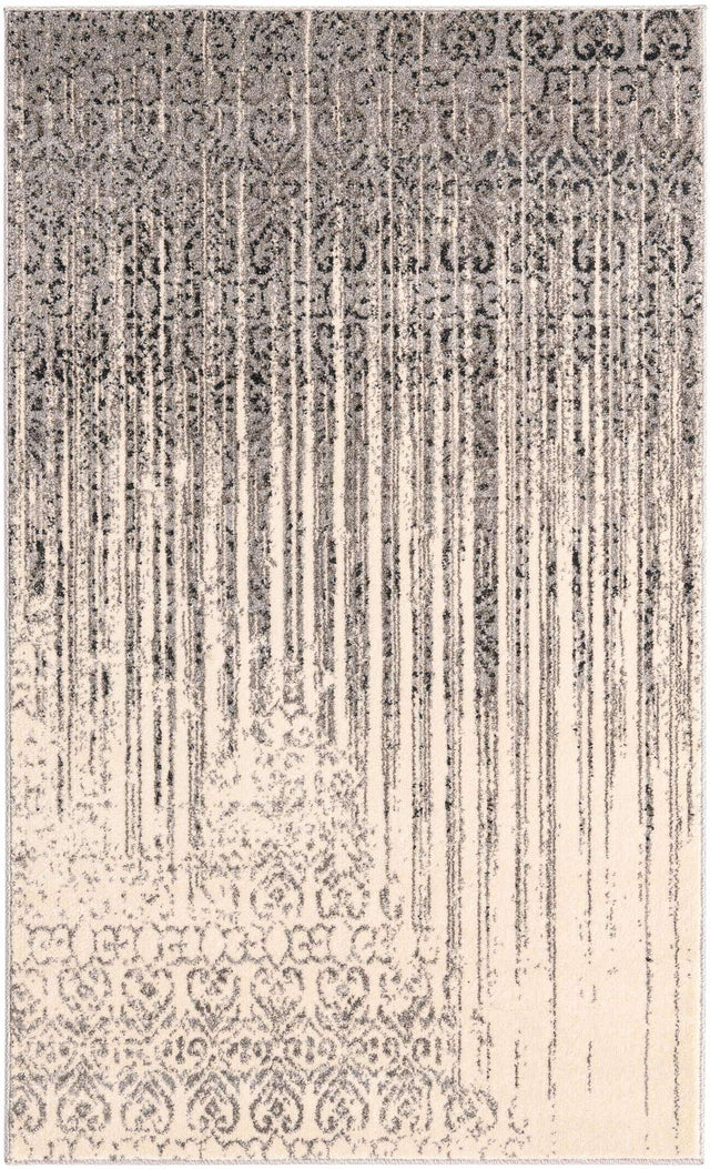 Gray 3' 1 x 5' 3 Del Mar Rectangle Area Rug 100% Polypropylene Easy Clean Stain Resistant Vivid Modern Carpet Mat for Home Decor Interior Designing for Sale at Rug Engine