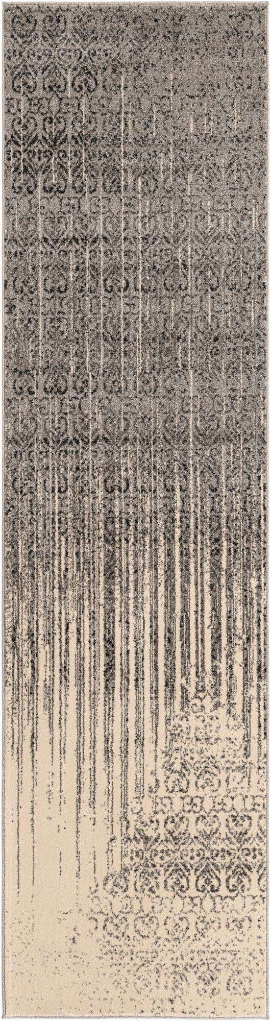 Gray 2' 7 x 10' Del Mar Runner Area Rug 100% Polypropylene Easy Clean Stain Resistant Vivid Modern Carpet Mat for Home Decor Interior Designing for Sale at Rug Engine