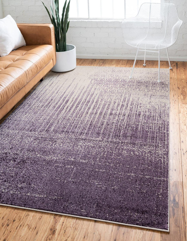 Purple 5' 3 x 8' Del Mar Rectangle Area Rug 100% Polypropylene Easy Clean Stain Resistant Vivid Modern Carpet Mat for Home Decor Interior Designing for Sale at Rug Engine