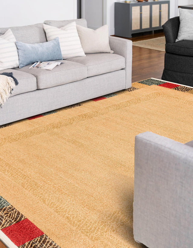 Beige 3' 1 x 5' 3 Fars Rectangle Area Rug 100% Polypropylene Unique Traditional Carpet for Classical Living, Dining Room & Office Spaces for Sale at Rug Engine