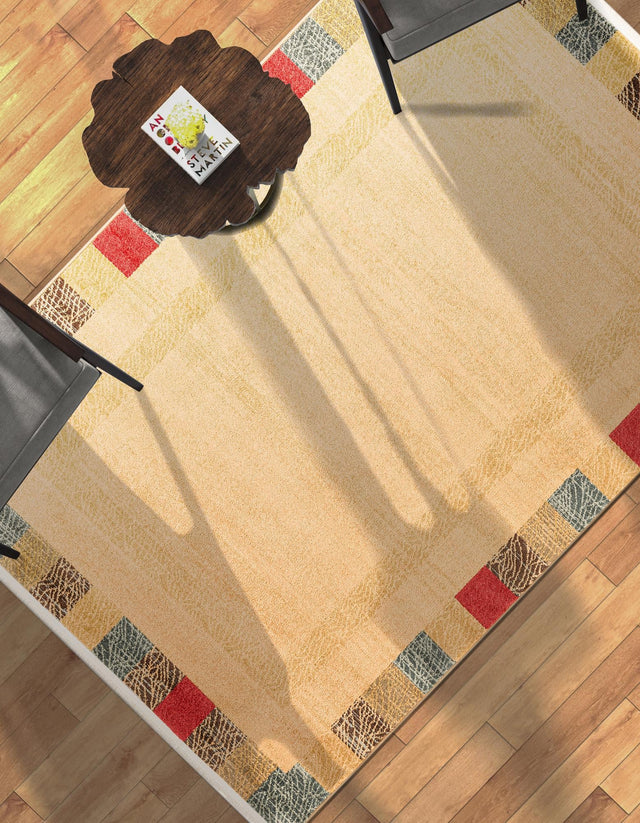 Beige 3' 1 x 5' 3 Fars Rectangle Area Rug 100% Polypropylene Unique Traditional Carpet for Classical Living, Dining Room & Office Spaces for Sale at Rug Engine