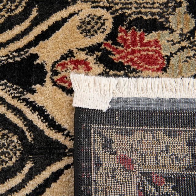 Black 10' x 13' 1 Edinburgh Rectangle Area Rug 100% Polypropylene Easy Clean With Cotton Backing Traditional Classic Design Carpet for Living, Dining Room, Office for Sale at Rug Engine