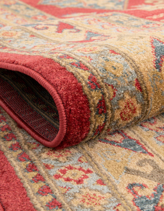 Red 9' x 12' Sahand Rectangle Area Rug