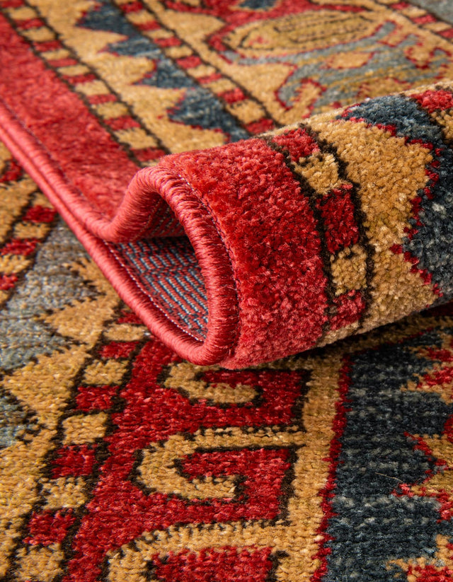 Red 7' 1 x 10' Sahand Rectangle Area Rug Affordable Easy Clean Traditional Design Durable Carpet for Home Interior Design Living Room Dining Office for Sale at Rug Engine