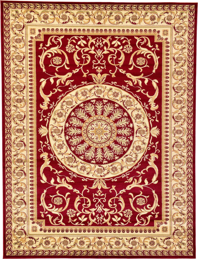 Red 9' x 12' Versailles Rectangle Area Rug