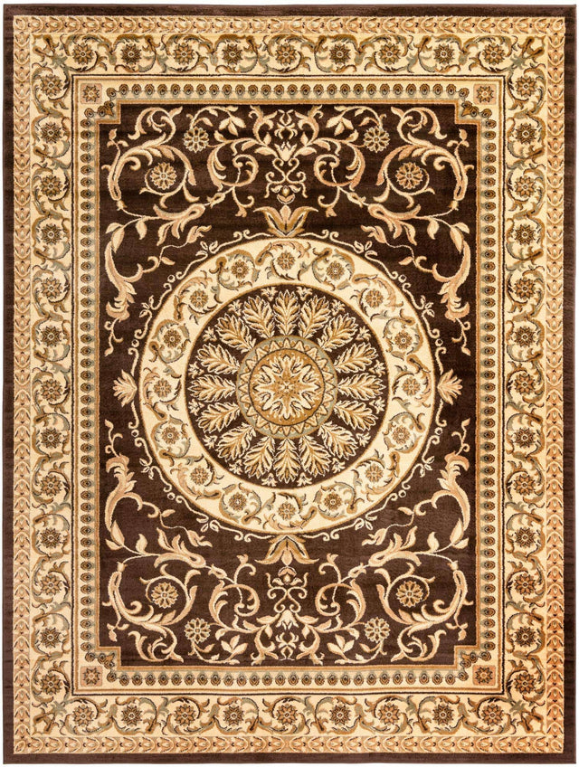 Brown 9' x 12' Versailles Rectangle Area Rug