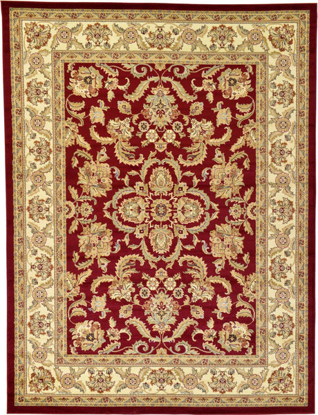 Red 9' x 12' Voyage Rectangle Area Rug