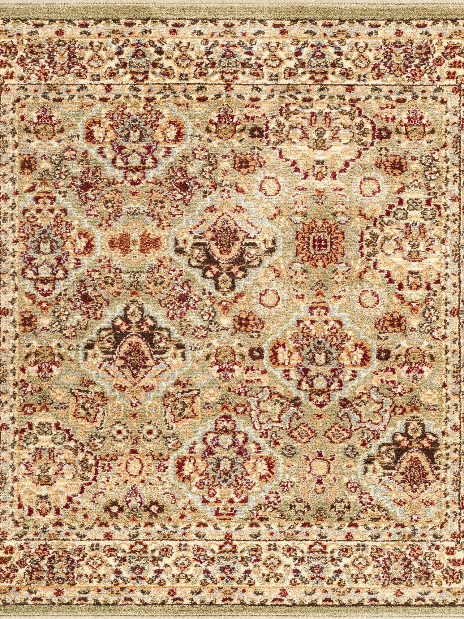 Light Green 4' 1 x 4' 1 Voyage Square Area Rug