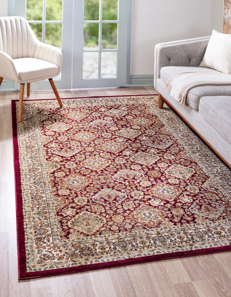 Red 5' 3 x 8' Voyage Rectangle Area Rug