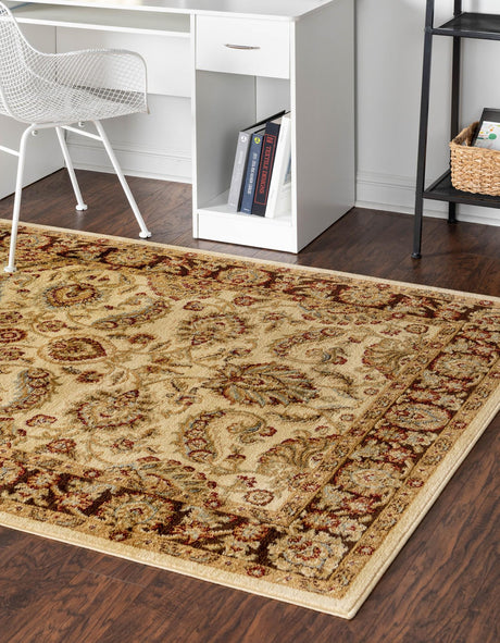 Cream 10' 6 x 16' 5 Voyage Rectangle Area Rug