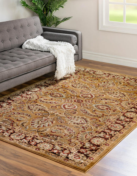 Tan 5' 3 x 8' Voyage Rectangle Area Rug