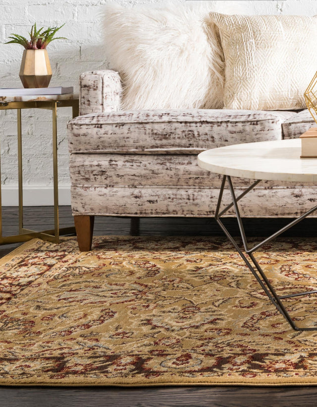 Tan 5' 3 x 8' Voyage Rectangle Area Rug