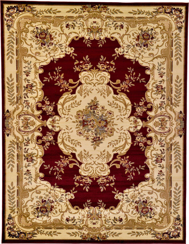 Red 9' x 12' Versailles Rectangle Area Rug