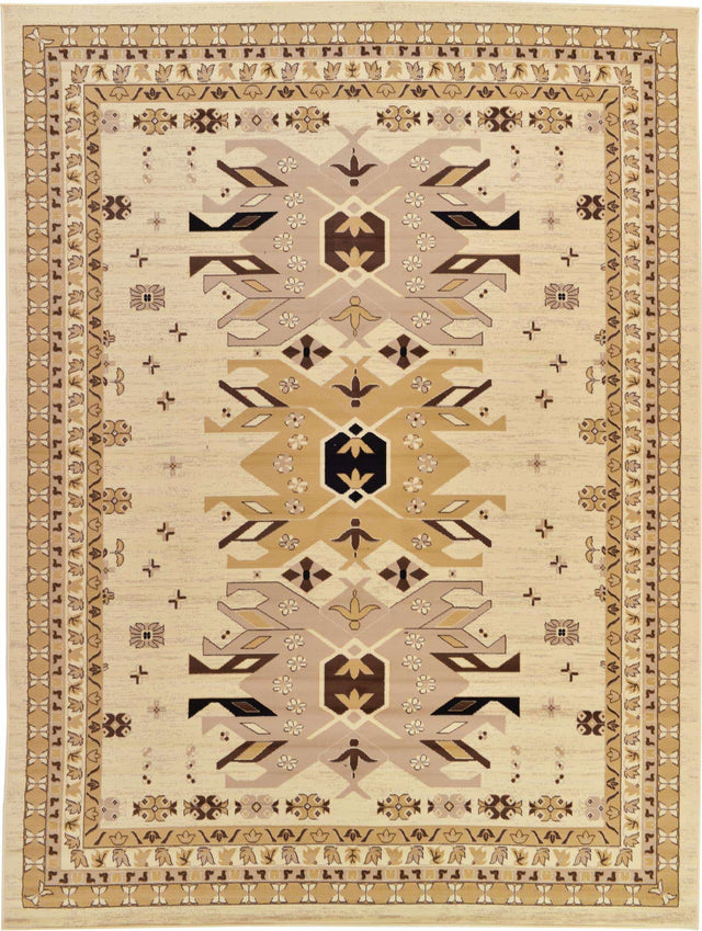Ivory 10' x 13' 1 Taftan Rectangle Area Rug