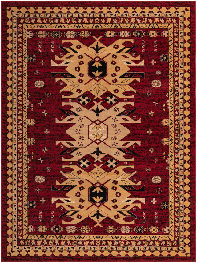 Red 10' x 13' 1 Taftan Rectangle Area Rug