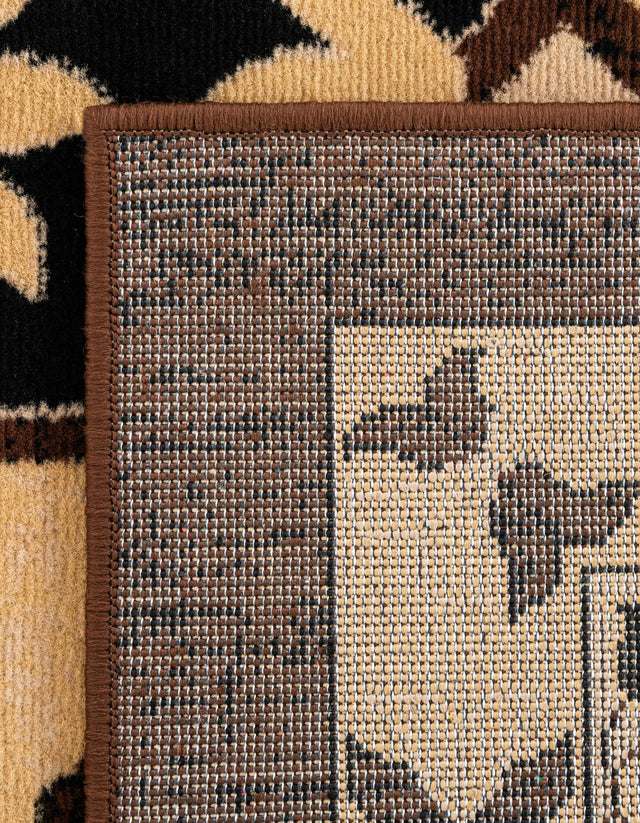 Brown 4' 1 x 6' 1 Taftan Rectangle Area Rug