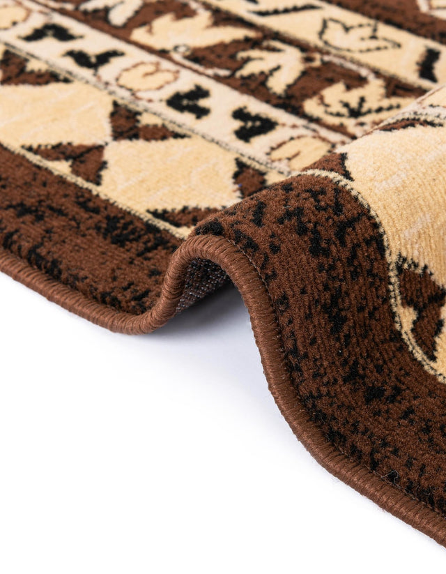 Brown 4' 1 x 6' 1 Taftan Rectangle Area Rug