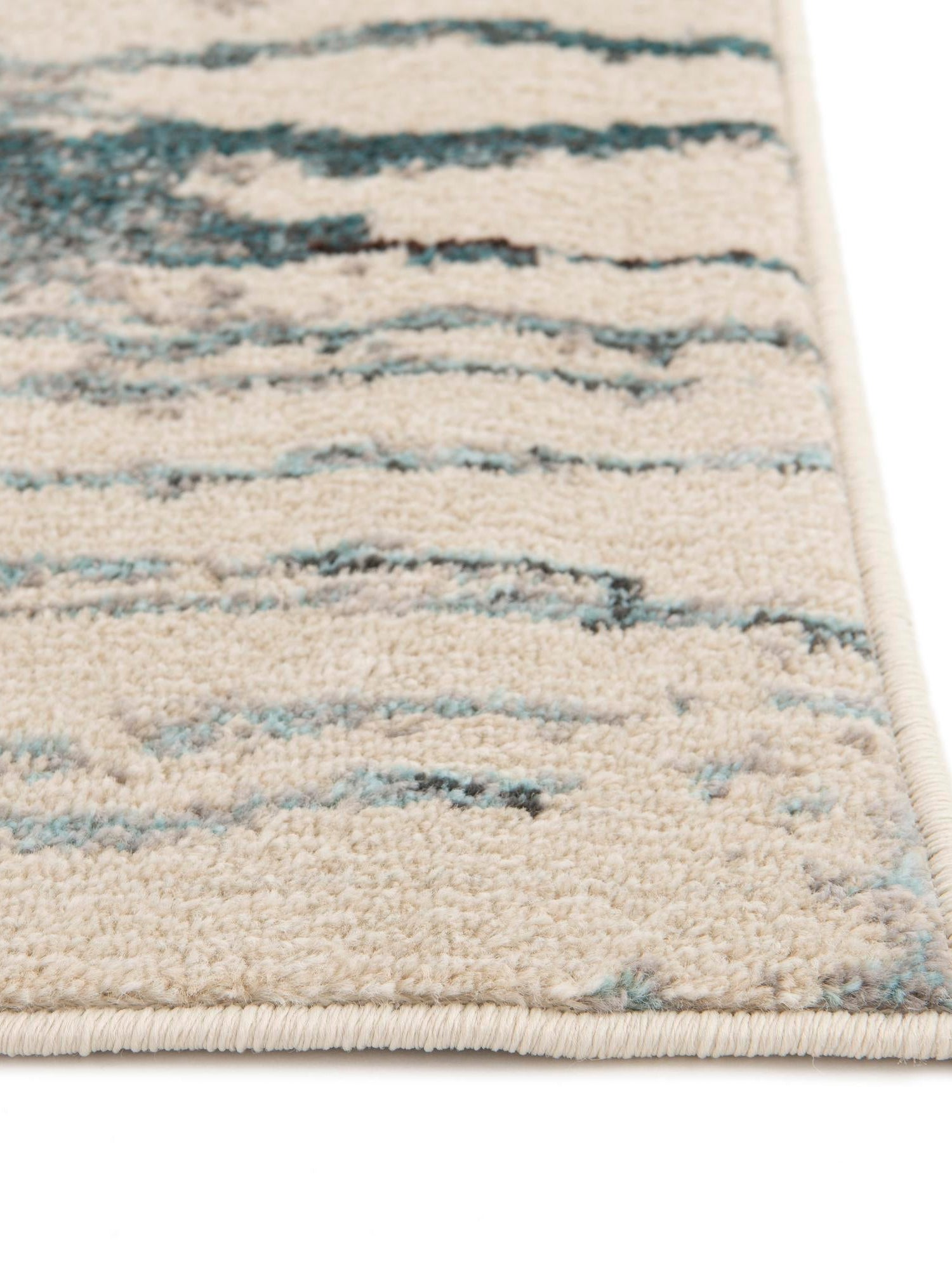 Light Blue 7' 1 x 10' Estrella Rectangle Area Rug 100% Polypropylene Non-Shedding Stain Resistant Carpet Colorful Modern Abstract Design Easy Clean for Home Decor for Sale at Rug Engine