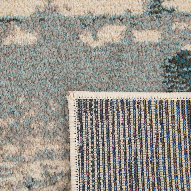 Light Blue 10' 6 x 16' 5 Estrella 100% Polypropylene Non-Shedding Stain Resistant Carpet Colorful Modern Abstract Design Easy Clean for Home Decor for Sale at Rug Engine