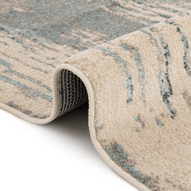 Light Blue 10' 6 x 16' 5 Estrella 100% Polypropylene Non-Shedding Stain Resistant Carpet Colorful Modern Abstract Design Easy Clean for Home Decor for Sale at Rug Engine