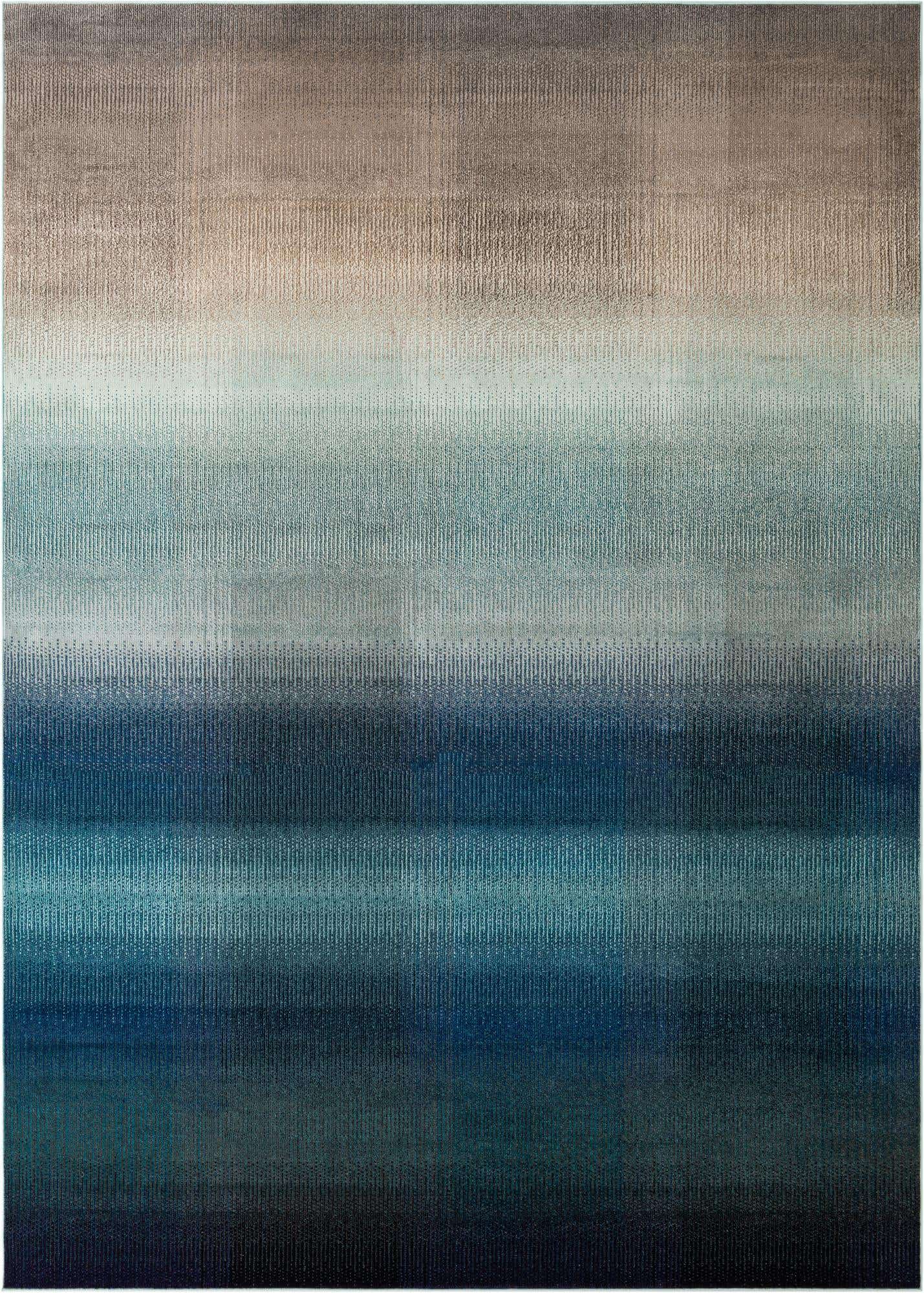 Blue 9' x 12' 2 Estrella Rectangle Area Rug 100% Polypropylene Non-Shedding Stain Resistant Carpet Colorful Modern Abstract Design Easy Clean for Home Decor for Sale at Rug Engine
