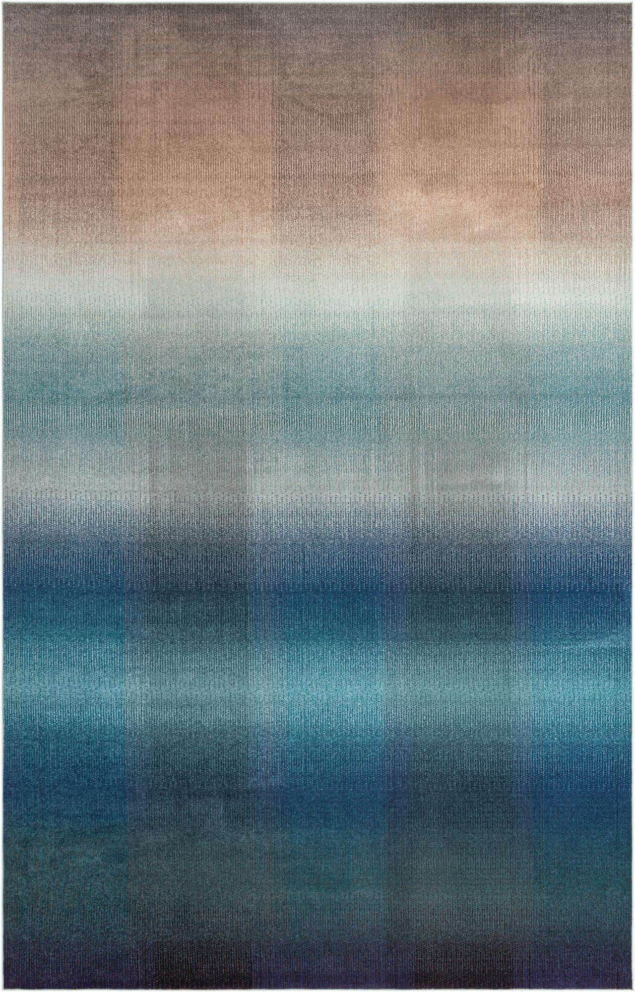 Blue 10' 6 x 16' 5 Estrella Rectangle Area Rug 100% Polypropylene Non-Shedding Stain Resistant Carpet Colorful Modern Abstract Design Easy Clean for Home Decor for Sale at Rug Engine