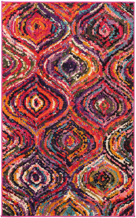 Multicolor 3' 3 x 5' 3 Estrella Rectangle Area Rug 100% Polypropylene Non-Shedding Stain Resistant Carpet Colorful Modern Abstract Design Easy Clean for Home Decor for Sale at Rug Engine
