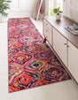 Multicolor 2' 7 x 10' Estrella Runner Area Rug 100% Polypropylene Non-Shedding Stain Resistant Carpet Colorful Modern Abstract Design Easy Clean for Home Decor for Sale at Rug Engine