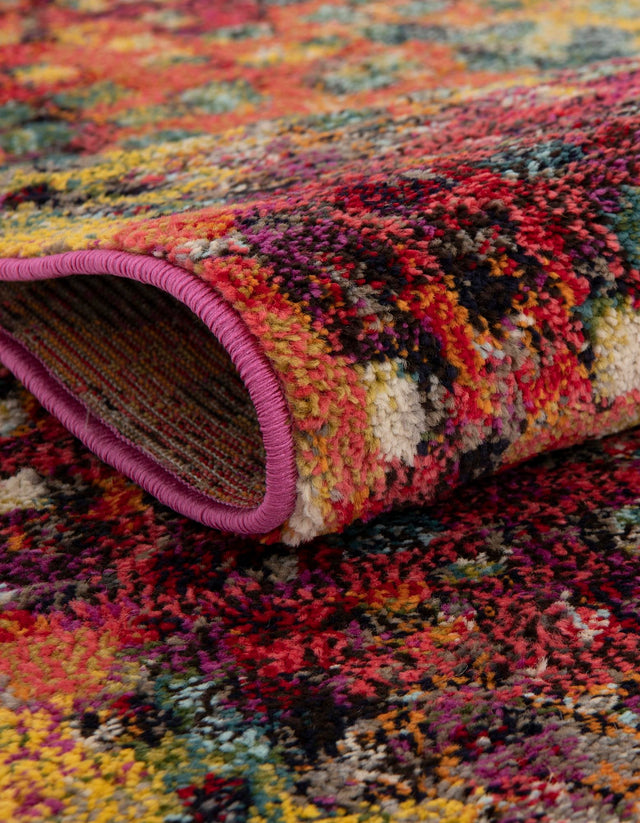 Multicolor 6' 1 x 9' Jardin Rectangle Area Rug 100% Polypropylene With Cotton Backing Colorful & Vivid Modern Carpet for Home Decor for Sale at Rug Engine