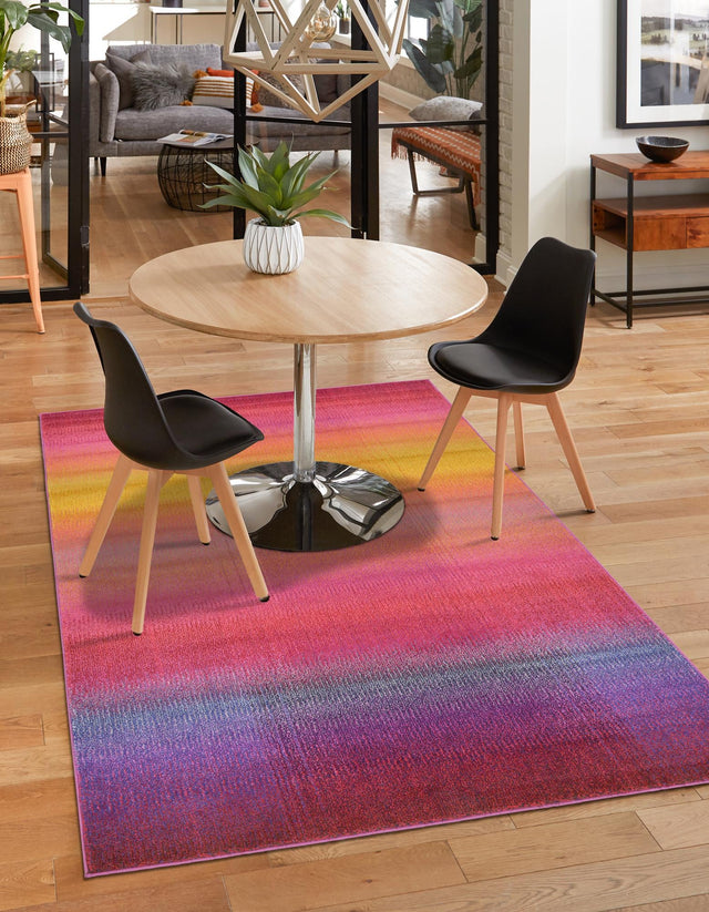Multicolor 10' 6 x 16' 5 Estrella Rectangle Area Rug 100% Polypropylene Non-Shedding Stain Resistant Carpet Colorful Modern Abstract Design Easy Clean for Home Decor for Sale at Rug Engine