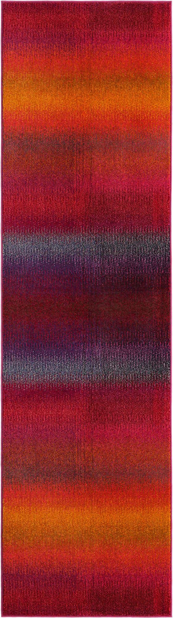 Multicolor 2' 7 x 10' Estrella Runner Area Rug 100% Polypropylene Non-Shedding Stain Resistant Carpet Colorful Modern Abstract Design Easy Clean for Home Decor for Sale at Rug Engine