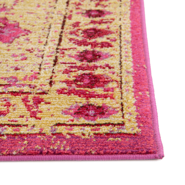 Pink 10' 6 x 16' 5 Medici Rectangle Area Rug 100% Polypropylene Traditional Vintage Classic Carpet for Home Interior Design Decor for Sale at Rug Engine