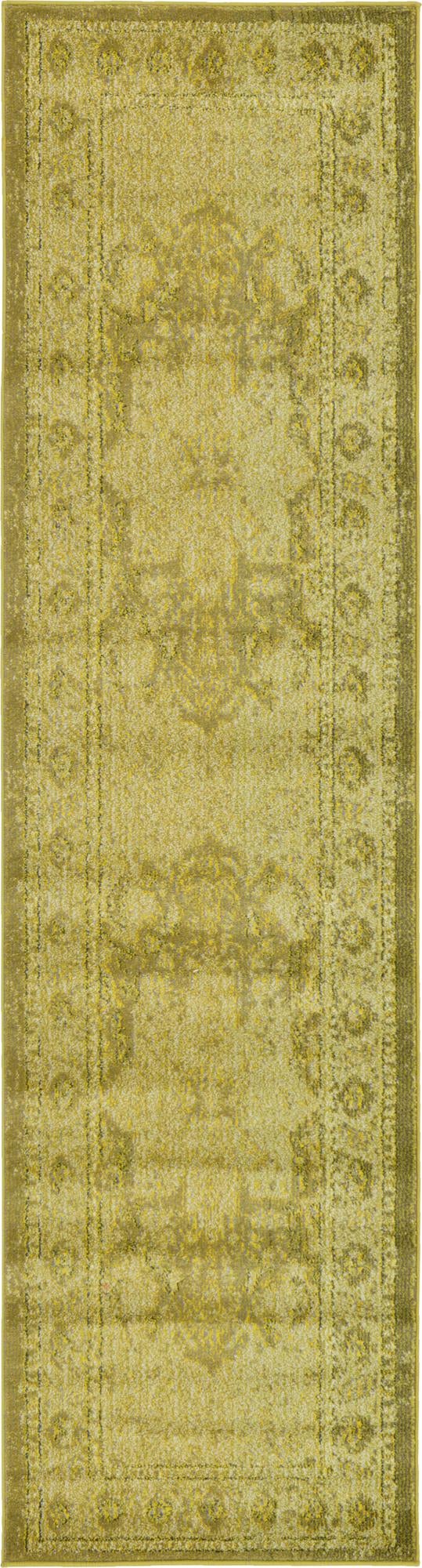 Beige 2' 7 x 10' Medici Runner Area Rug 100% Polypropylene Traditional Vintage Classic Carpet for Home Interior Design Decor for Sale at Rug Engine