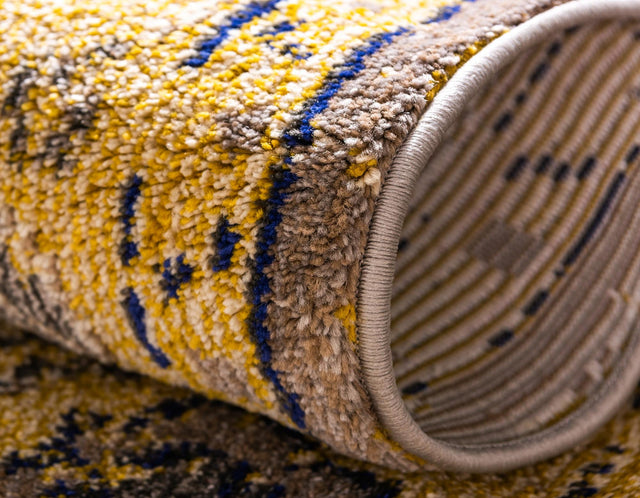 Gray 8' x 8' Medici Round Area Rug 100% Polypropylene Traditional Vintage Classic Carpet for Home Interior Design Decor for Sale at Rug Engine