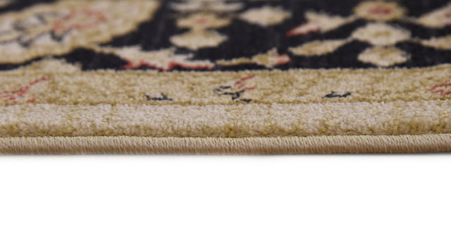 Beige 2' 7 x 10' Edinburgh Runner Area Rug 100% Polypropylene Easy Clean With Cotton Backing Traditional Classic Design Carpet for Living, Dining Room, Office for Sale at Rug Engine