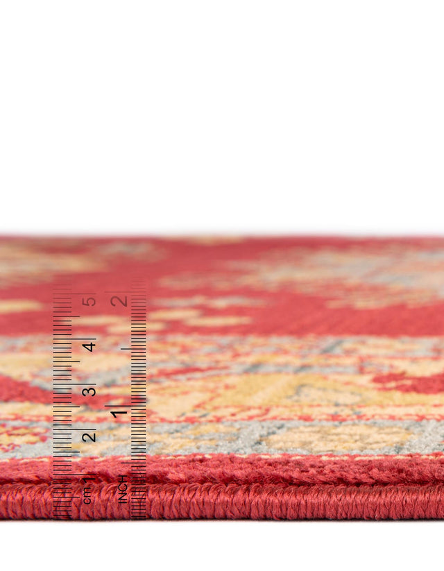 Red 5' 1 x 8' Sahand Rectangle Area Rug