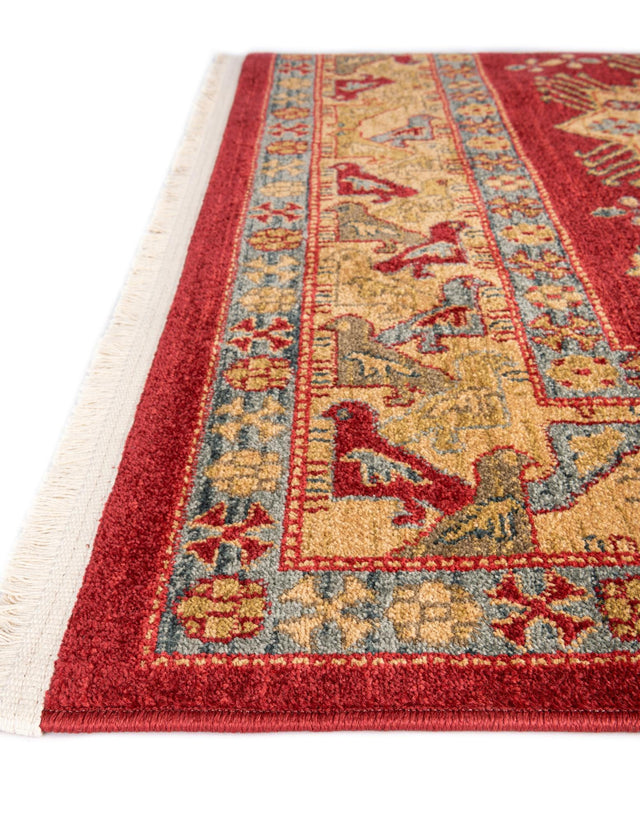 Red 5' 1 x 8' Sahand Rectangle Area Rug