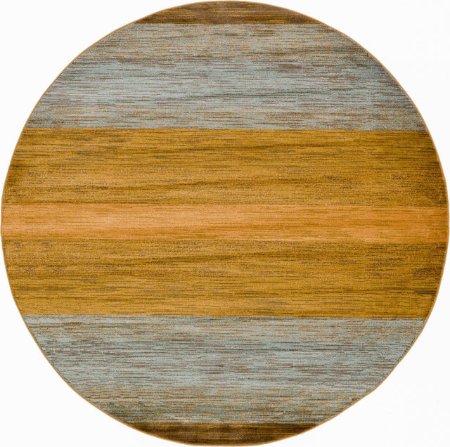 Multicolor 8' x 8' Fars Round Area Rug 100% Polypropylene Unique Traditional Carpet for Classical Living, Dining Room & Office Spaces for Sale at Rug Engine