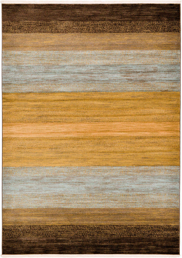 Multicolor 7' 1 x 10' Fars Rectangle Area Rug 100% Polypropylene Unique Traditional Carpet for Classical Living, Dining Room & Office Spaces for Sale at Rug Engine