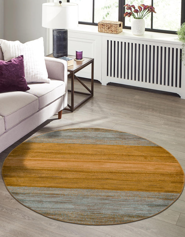 Multicolor 3' 1 x 3' 1 Fars Round Area Rug 100% Polypropylene Unique Traditional Carpet for Classical Living, Dining Room & Office Spaces for Sale at Rug Engine